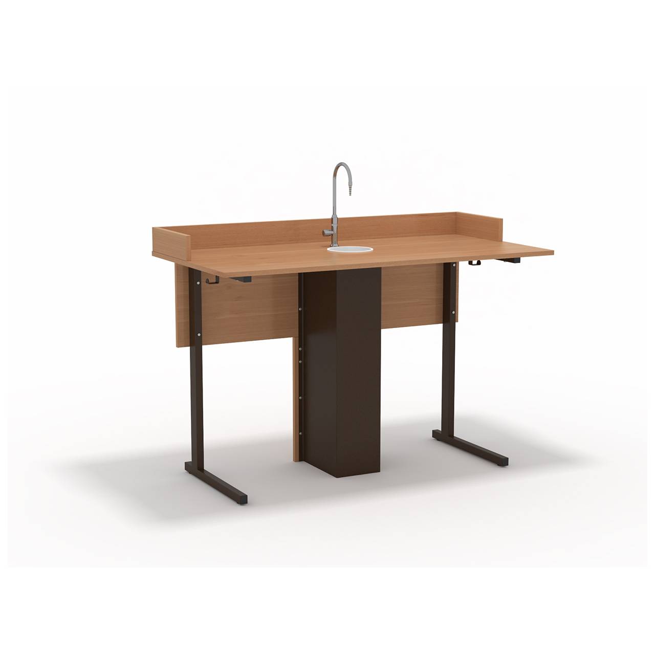 стол для кабинета химии с бортиками