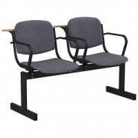 Блок стульев 2-местный, не откидывающиеся сиденья, с подлокотниками, лекционный в Саратове